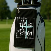 He Is Risen As He Said Christian Easter Day Golf Towel