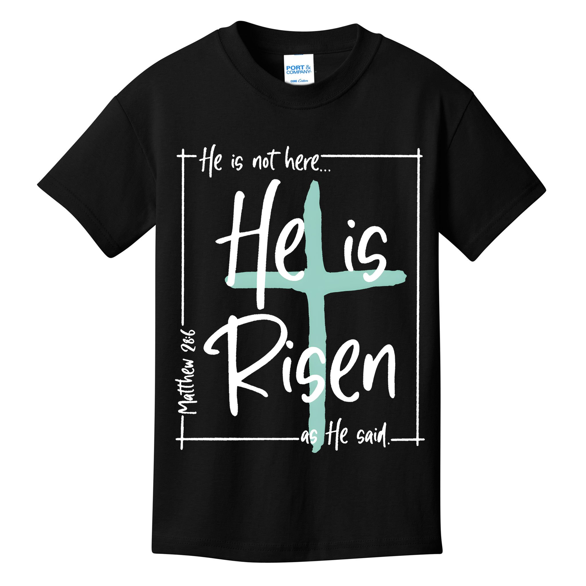 He Is Risen As He Said Christian Easter Day Kids T-Shirt