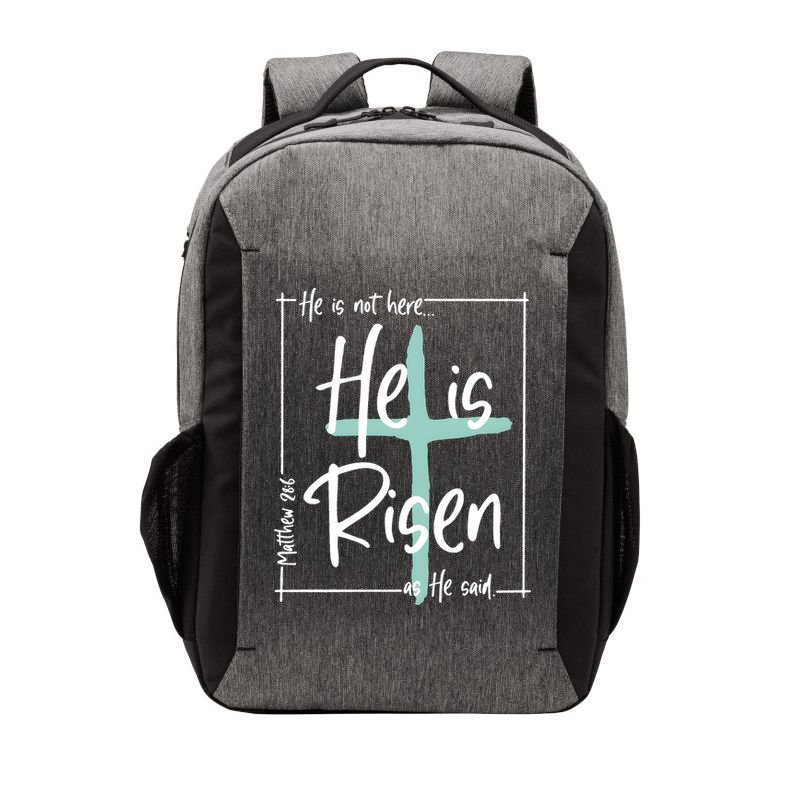 He Is Risen As He Said Christian Easter Day Vector Backpack