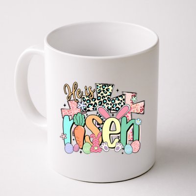 He Is Risen Retro Easter Vibes Coffee Mug