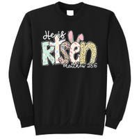 He Is Risen Easter Christian Family Sweatshirt