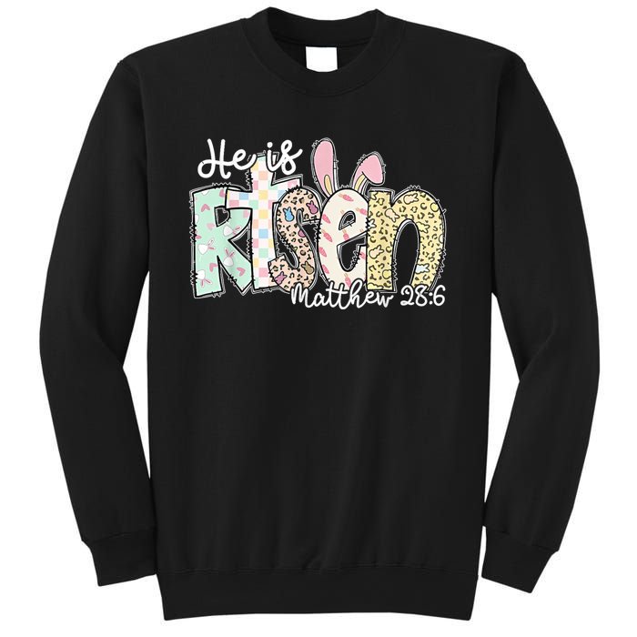 He Is Risen Easter Christian Family Sweatshirt