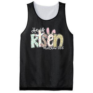 He Is Risen Easter Christian Family Mesh Reversible Basketball Jersey Tank