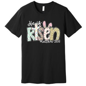 He Is Risen Easter Christian Family Premium T-Shirt