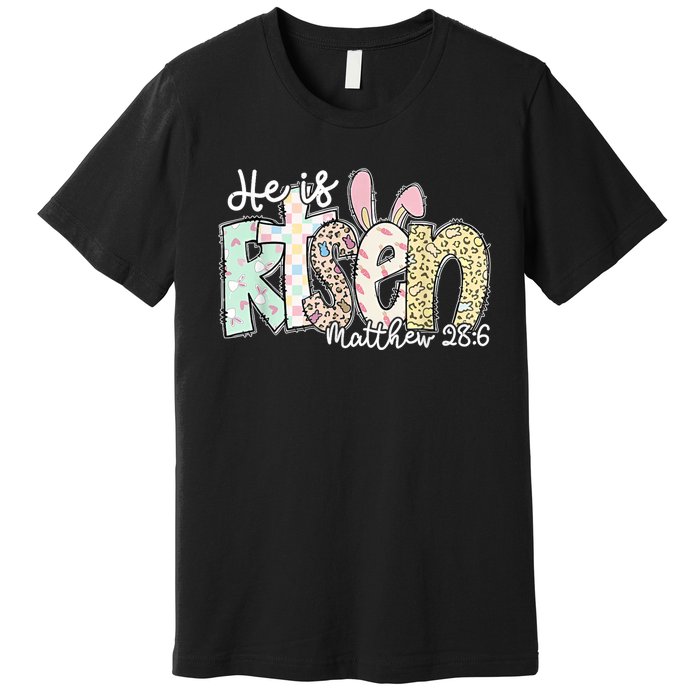 He Is Risen Easter Christian Family Premium T-Shirt