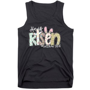 He Is Risen Easter Christian Family Tank Top