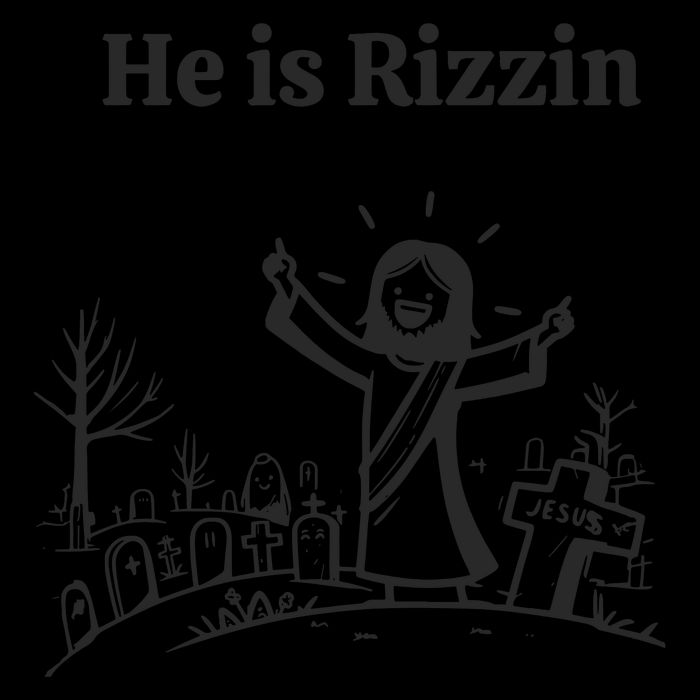 He Is Rizzin 16oz Travel Tumbler