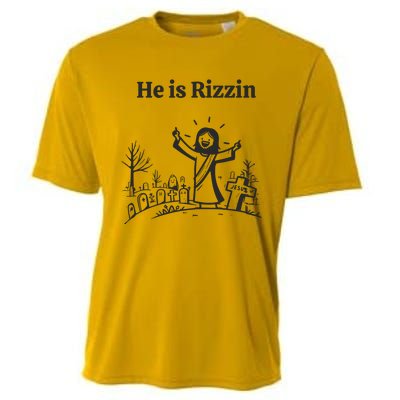 He Is Rizzin Cooling Performance Crew T-Shirt