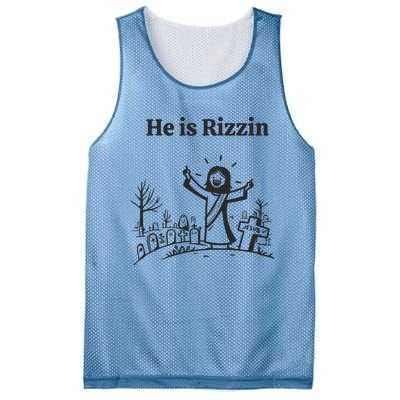 He Is Rizzin Mesh Reversible Basketball Jersey Tank