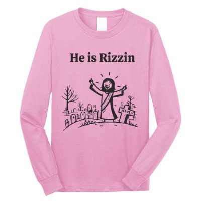 He Is Rizzin Long Sleeve Shirt