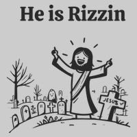 He Is Rizzin Tie-Dye T-Shirt