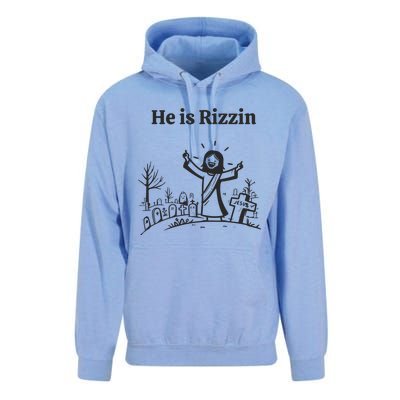 He Is Rizzin Unisex Surf Hoodie