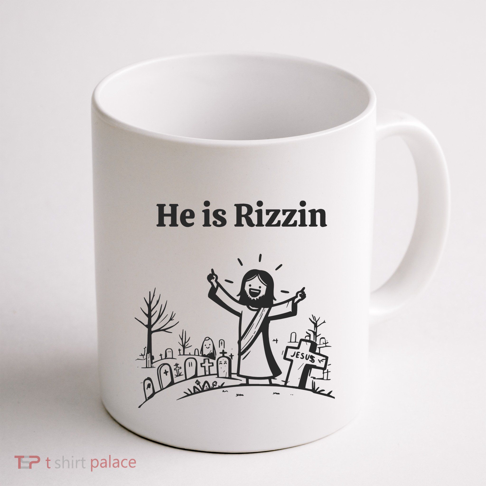 He Is Rizzin Mug