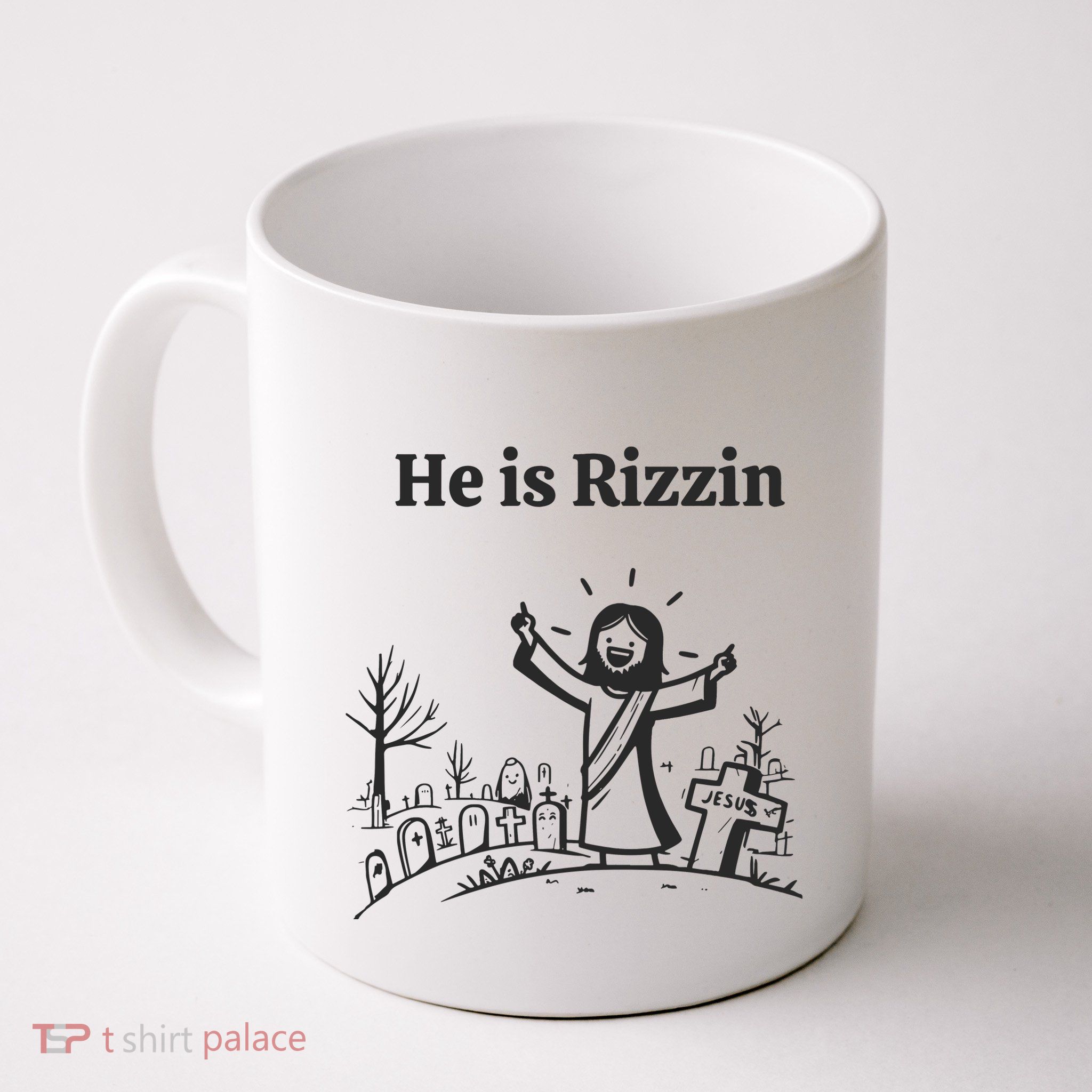 He Is Rizzin Mug