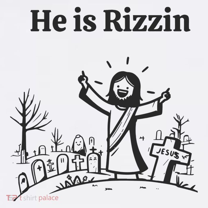 He Is Rizzin 11oz C Handle Ceramic Mug