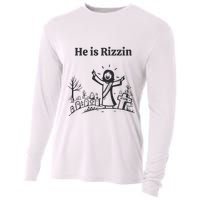 He Is Rizzin Cooling Performance Long Sleeve Crew