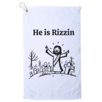 He Is Rizzin Golf Towel