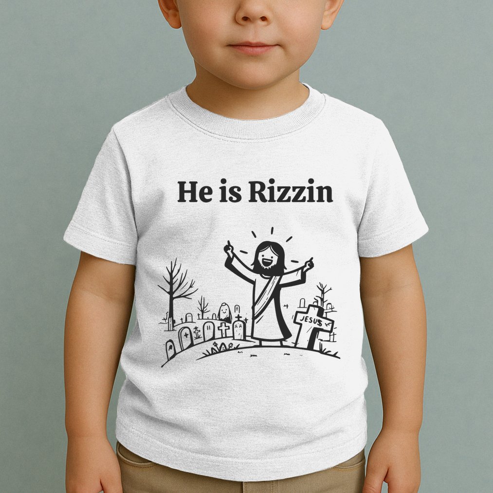 He Is Rizzin Toddler T-Shirt