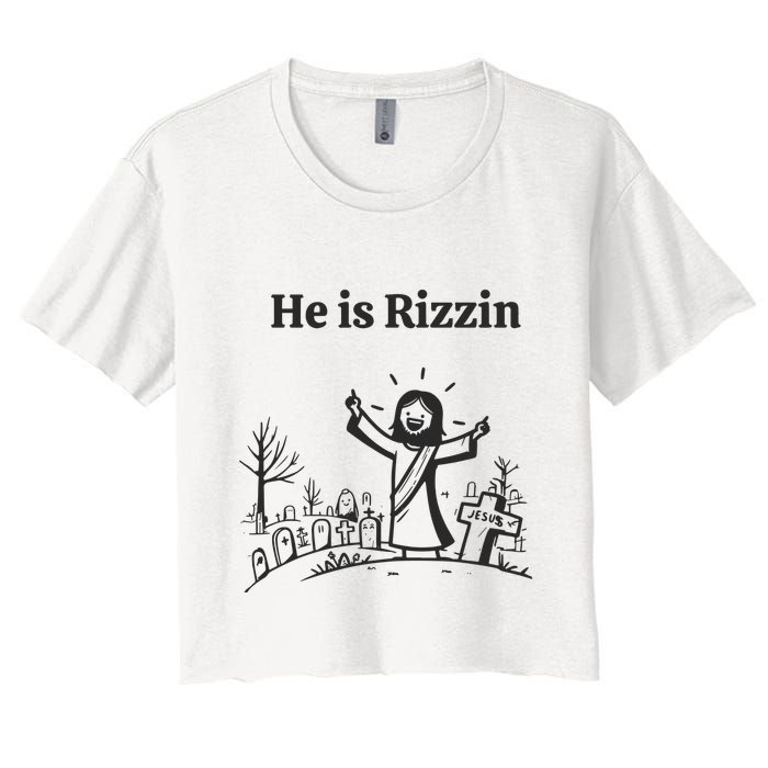 He Is Rizzin Crop Top