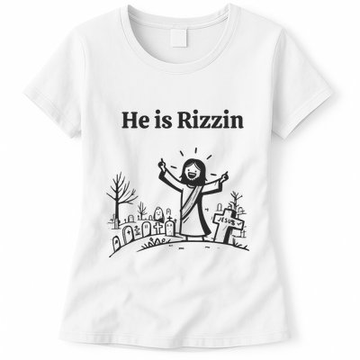 He Is Rizzin Womens T-Shirt
