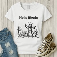 He Is Rizzin Womens T-Shirt