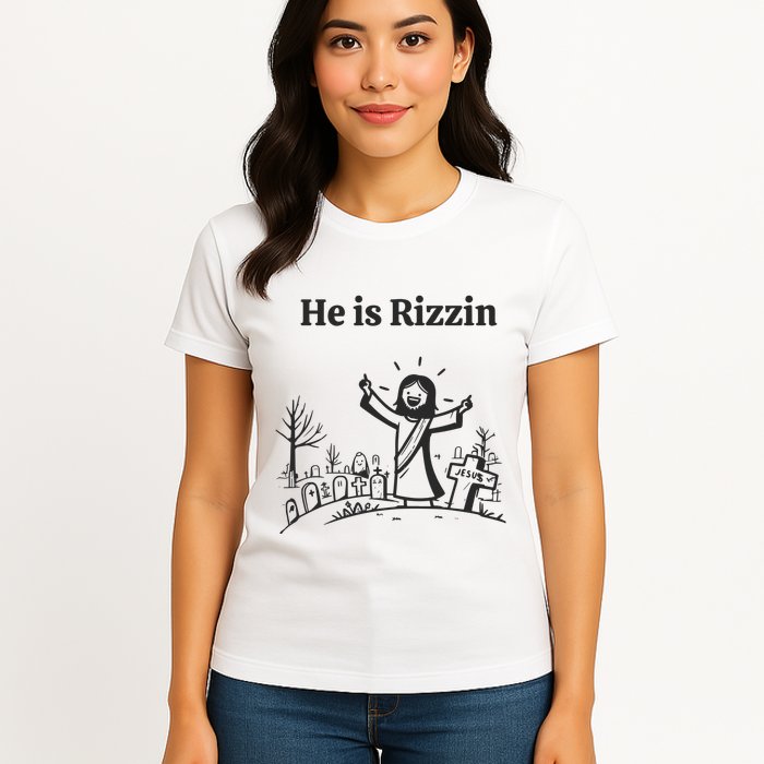He Is Rizzin Womens T-Shirt