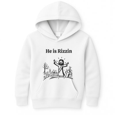 He Is Rizzin Kids Hoodie