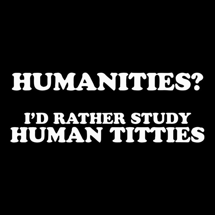 Humanities ID Rather Study Human Titties Cooling Performance Crew T-Shirt