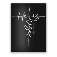 He Is Risen Christian Easter Cross Mom Gift Poster