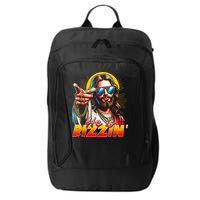 He Is Rizzin' Funny Jesus Christian Happy Easter Eggs  City Backpack