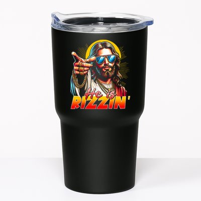 He Is Rizzin' Funny Jesus Christian Happy Easter Eggs  Tumbler