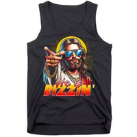 He Is Rizzin' Funny Jesus Christian Happy Easter Eggs  Tank Top