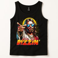 He Is Rizzin' Funny Jesus Christian Happy Easter Eggs  Tank Top