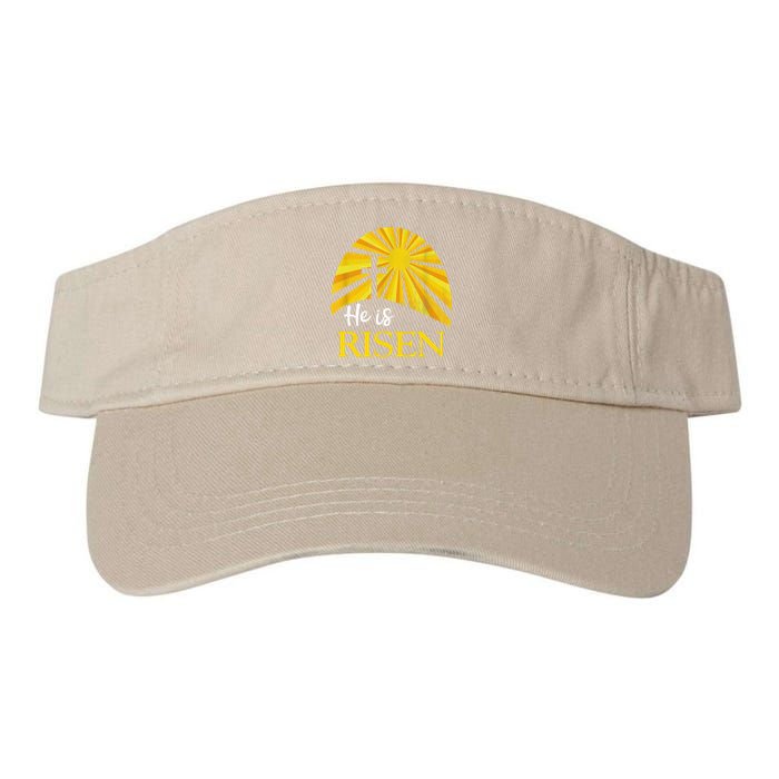 He Is Risen Religious Easter Jesus Christian Valucap Bio-Washed Visor