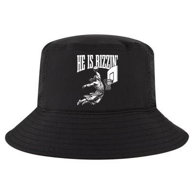 He Is Rizzin Funny Jesus Meme He Is Rizzen Cool Comfort Performance Bucket Hat