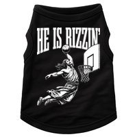 He Is Rizzin Funny Jesus Meme He Is Rizzen Doggie Tank