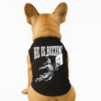 He Is Rizzin Funny Jesus Meme He Is Rizzen Doggie Tank