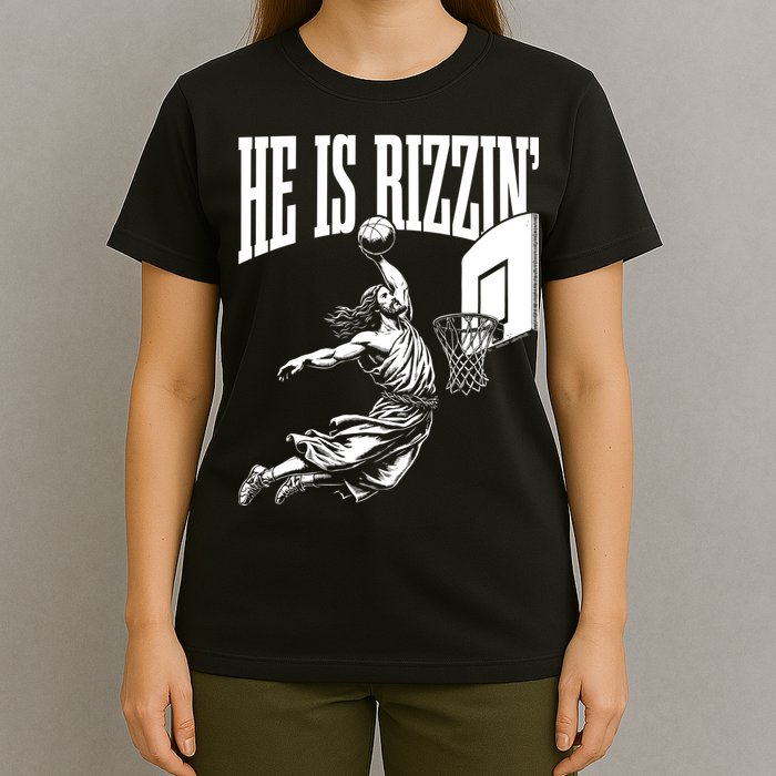 He Is Rizzin Funny Jesus Meme He Is Rizzen T-Shirt