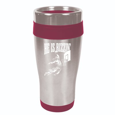 He Is Rizzin Funny Jesus Meme He Is Rizzen 16oz Travel Tumbler