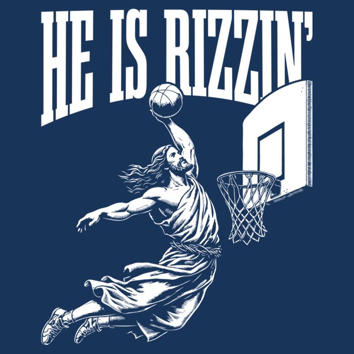 He Is Rizzin Funny Jesus Meme He Is Rizzen Infant Baby Jersey Bodysuit