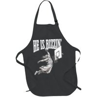 He Is Rizzin Basketball Jesus Dunk Memes Humor Apron