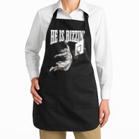 He Is Rizzin Basketball Jesus Dunk Memes Humor Apron