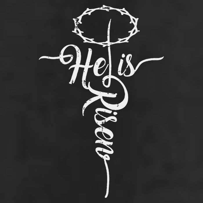 He Is Risen Cross Jesus Religious Easter Day Christians Beanie