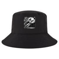He Is Rizzin Baseball Player Easter Christian Meme Cool Comfort Performance Bucket Hat