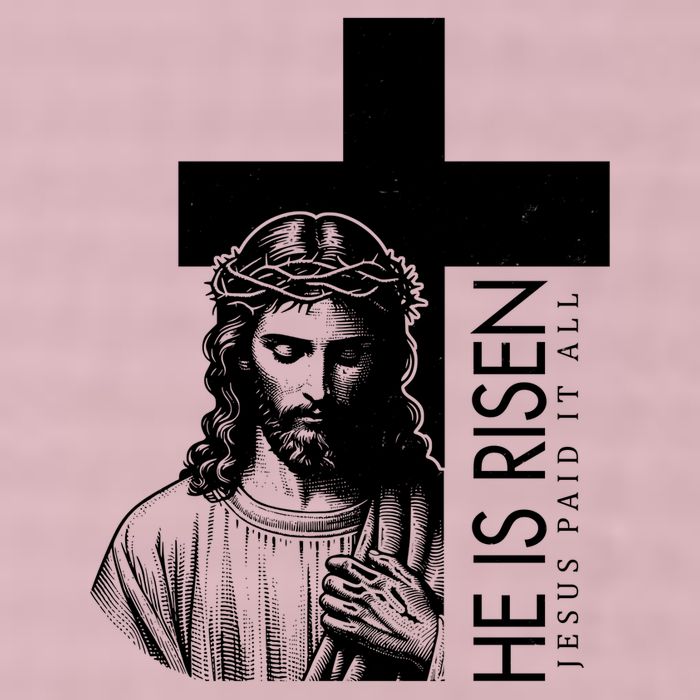 He Is Risen Jesus Paid It All 25L Jumbo Tote