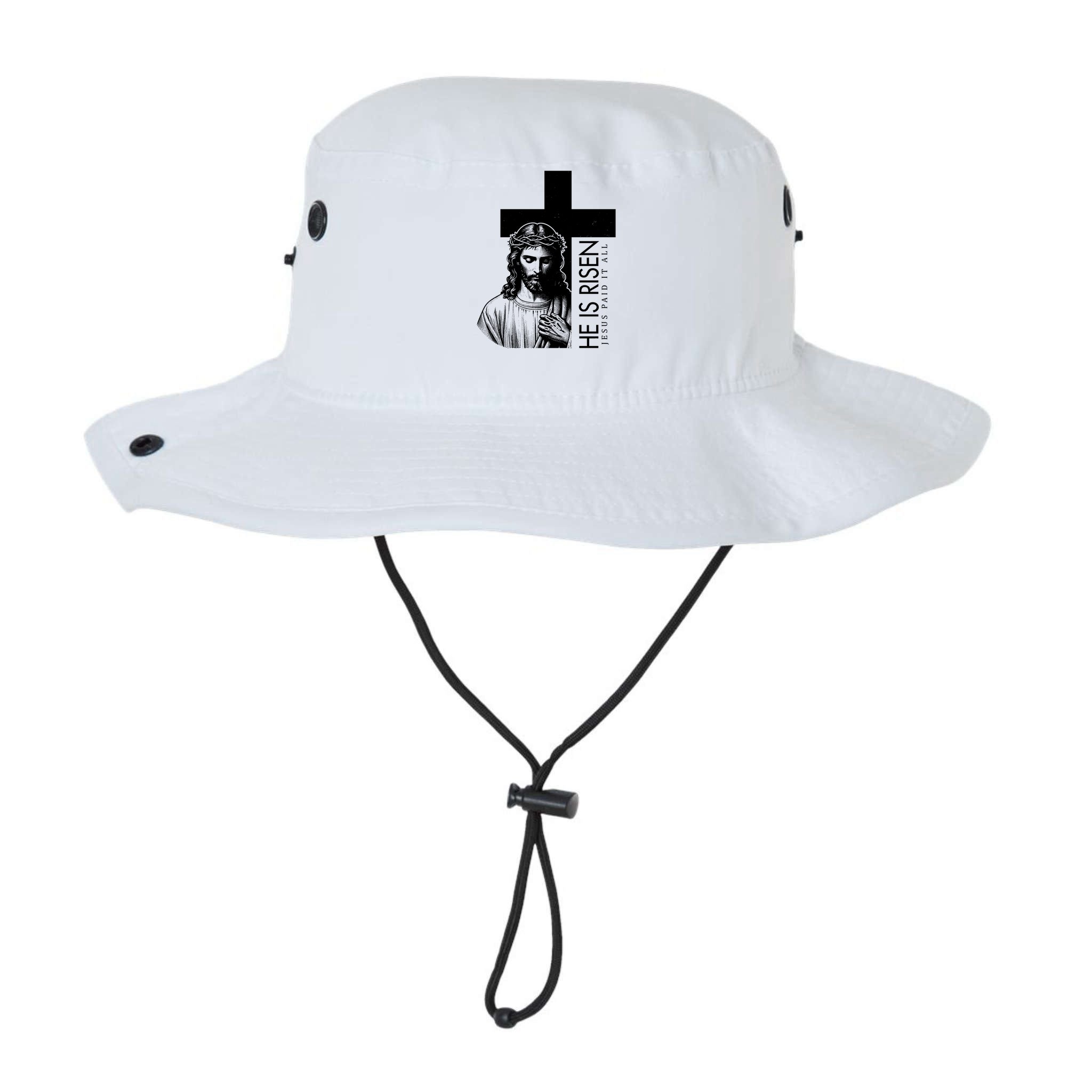 He Is Risen Jesus Paid It All Bucket Hat