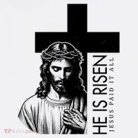 He Is Risen Jesus Paid It All Flatbill Hat