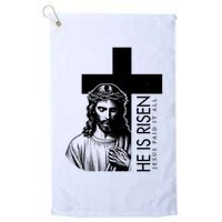 He Is Risen Jesus Paid It All Golf Towel