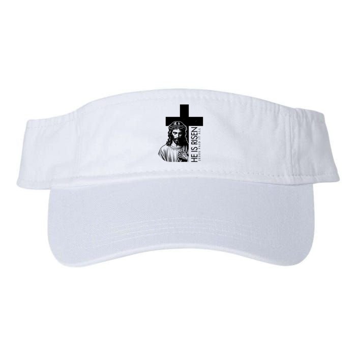 He Is Risen Jesus Paid It All Visor