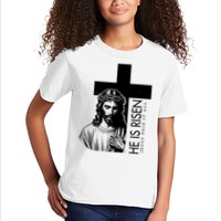 He Is Risen Jesus Paid It All Kids T-Shirt